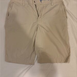 J. Crew Men’s Khaki Flat Front Shorts Size 32